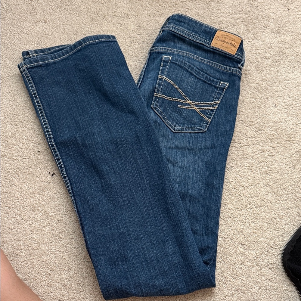 Aeropostale Dark Blue Boot Cut Jeans